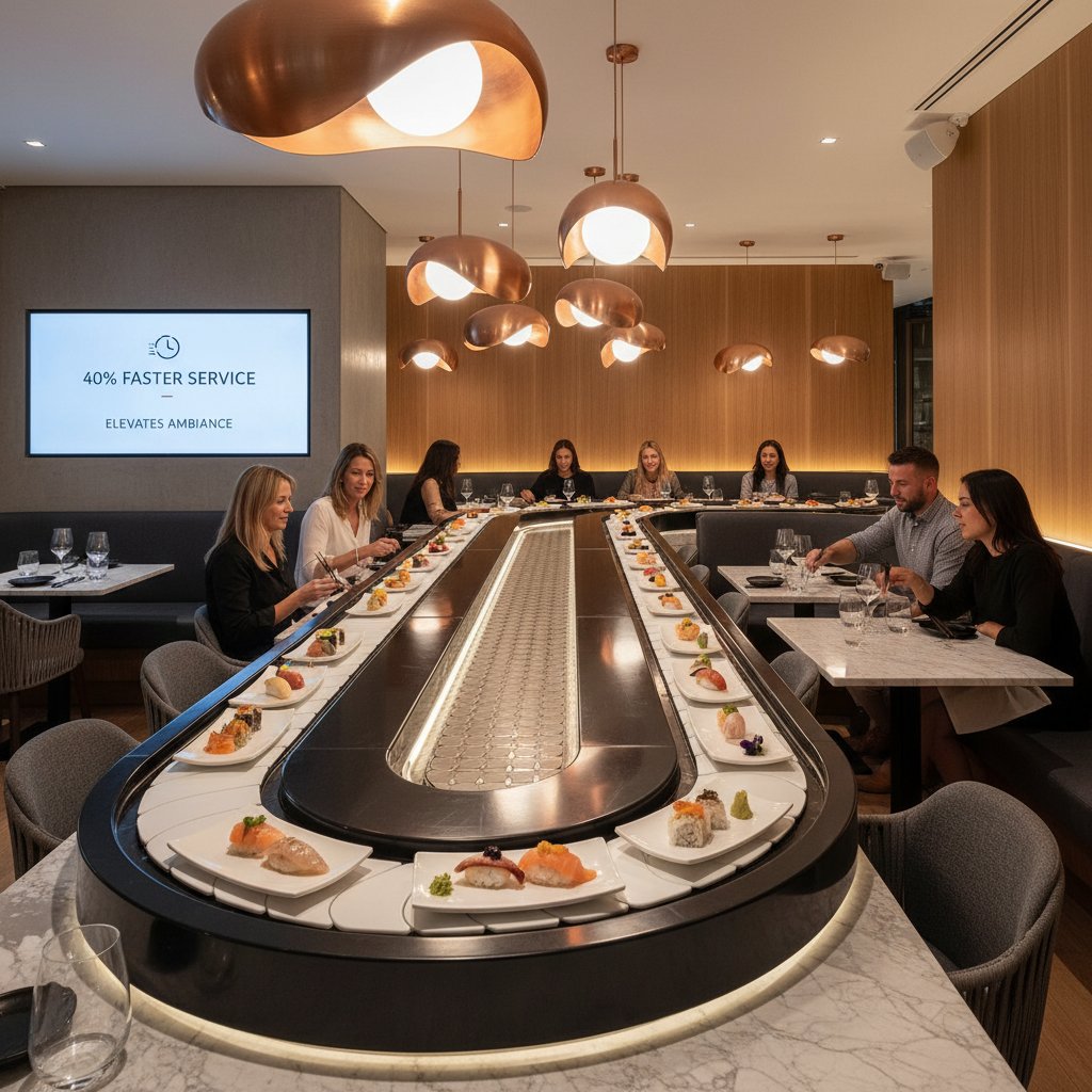 Corporate event conveyor setup